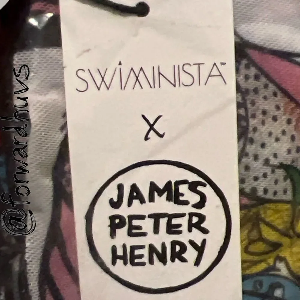 Swiminista x James Peter Henry Art Toss Superb Long Sarong One Size